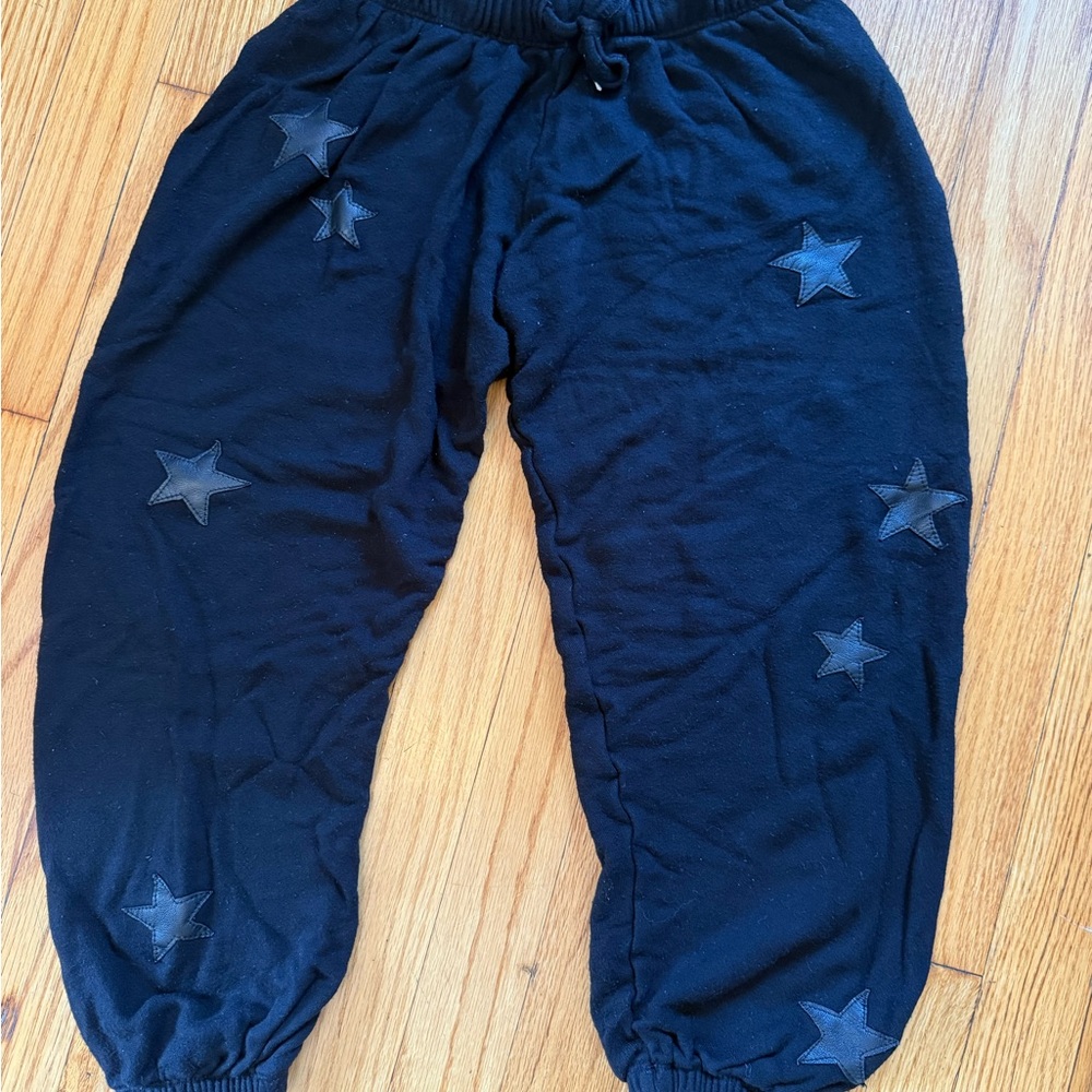 Kids Black Star Joggers